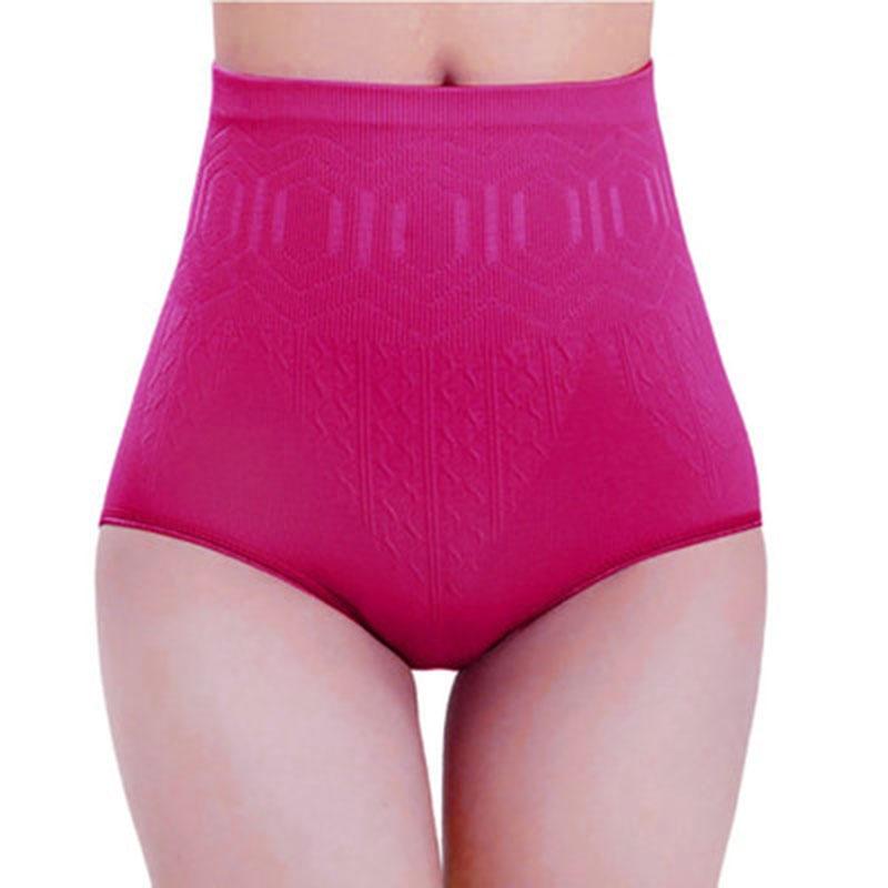 Women's Seamless High Elastic High Waist Tummy Control Body Shaper Briefs For A Flawless Silhouette