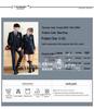 Unisex College-Style JK Uniform: Pleated Skirt & Suit Set