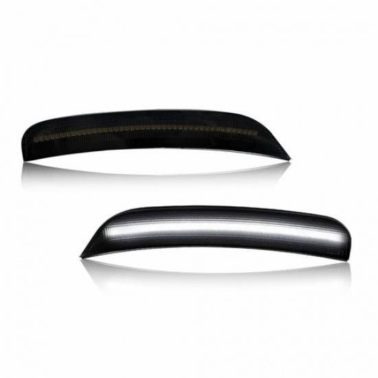 Pair White Rear Bumper LED Side Light Marker Fit 2015-23 Chrysler 300C 300 300S