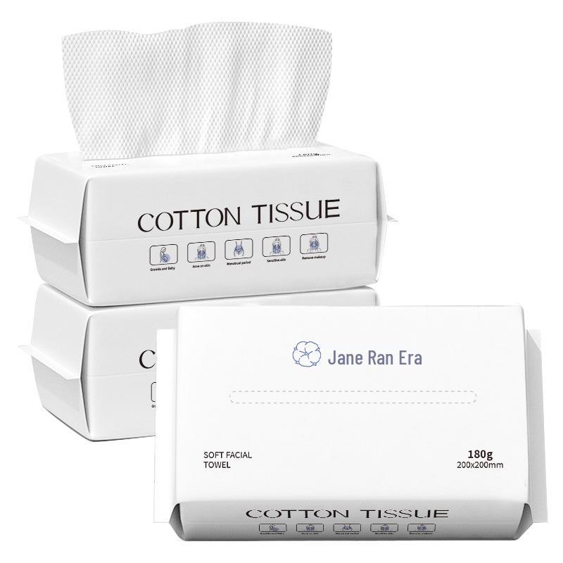 Dicke Baumwoll-Kordelzug-Gesichtstücher – Weiche, Einwegtücher für Salon & Körperpflege