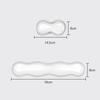 Soft Ergonomic with Wrist Rest Mouse Pad Anti Slip Transparent Keyboard Wrist Rest Silicone Mouse Wrist Rest Home Use