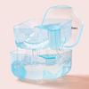 YANDY Retainer and Denture Soaking Case with Drainer