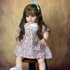 BZDOLL 60 CM Reborn Baby Hand-Detailed Finished Doll 3D Paint Skin Silicone Toddler For Girl Realistic Dress Up Princess Bebe