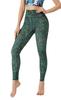 ASHLEY FIT Yoga Cropped Sports Perfect for Hot and Floral Print Women's Leggings, Moisture-Wicking, Quick-Drying, Stretchy, Length, High-Waisted,