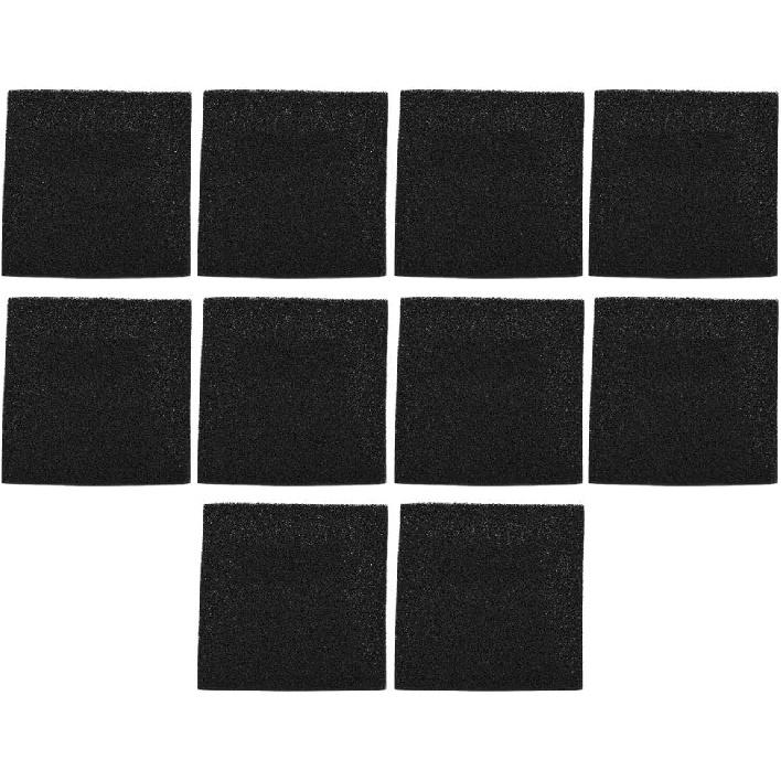 Yosoo 10pcs Activated, Carbon Filter Elicent Carbon Filters 13cm X 13cm for Soldering Filter Sponge Smoke Absorber Fume Extractor