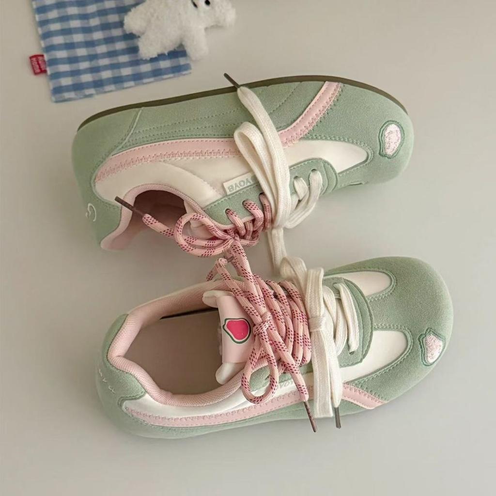 Mango yellow versatile platform white shoes women's 2025 new summer and autumn Korean board shoes student niche moral training shoes women