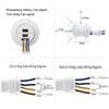 2PCS Smart Motion Sensor Switch 85-265V Automatic Detector Switch Time Lighting Delay Adjust Movement For LED Lamp Ceiling Light