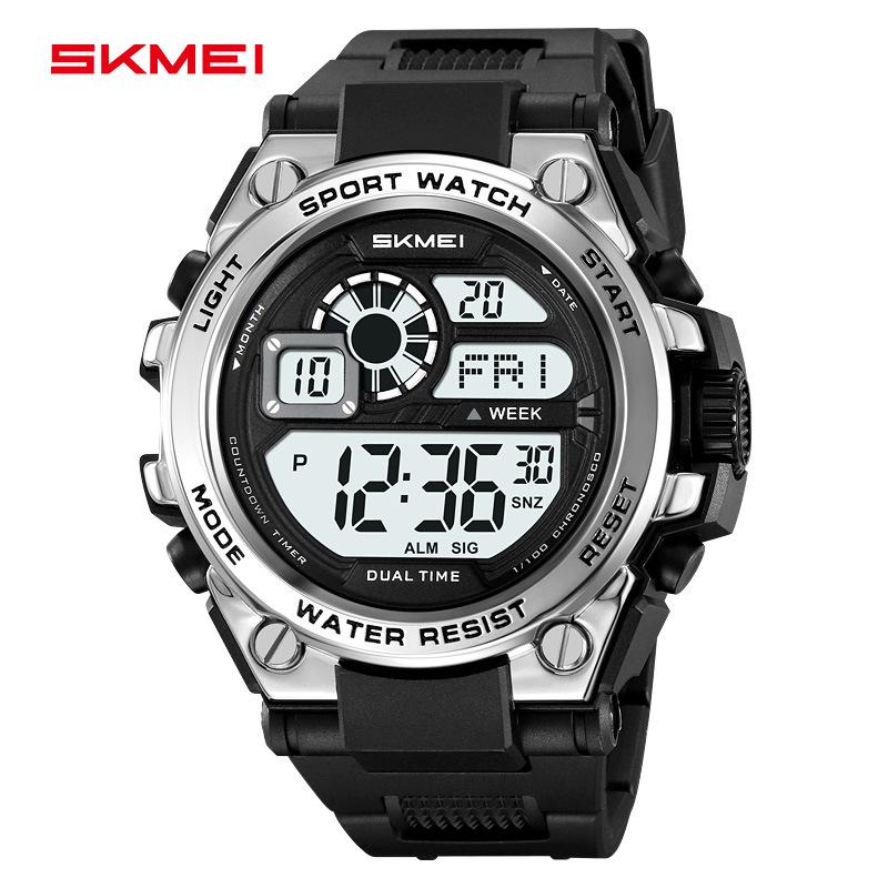 Electronic watch Sports multi-function student alarm clock Electronic watch Men's casual waterproof watch