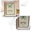 Picture Frame Retro Style Exquisite Pattern Wear Resistant with Hook Simple Installation Farmhouse Rustic Vintage Wall Hanging Photo Frame