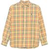 Polo Plaid Polo Collar Single-Breasted Long Sleeve Shirt Women Shirts Yellow 211923863-008
