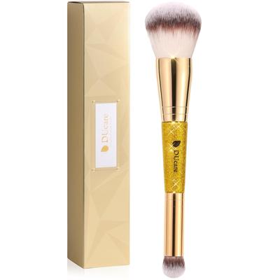 Dou-ended Powder Brush Concealer Brush Makeup Brushes Perfect for Rounded Taperd Liquid Cream Blending Buffing Foundation
