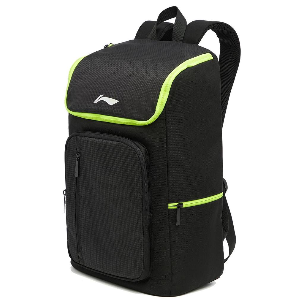 Li Ning Polyester Backpack Unisex Black ABSU067-1