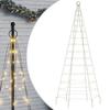 VidaXL LED Christmas Tree On Flagpole 200 LEDs White 180 Cm, Christmas Decoration, LED Light, Christmas Light 358108