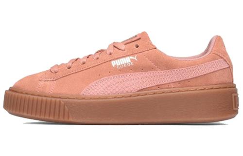 PUMA Suede Platform Pink Brown Women s 365109-02 41
