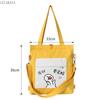 Cute Shiba Inu Dog Crossbody Bag Large Capacity Zipper Oxford Shopping Bags Women Casual Cartoon Printed Shoulder Bags