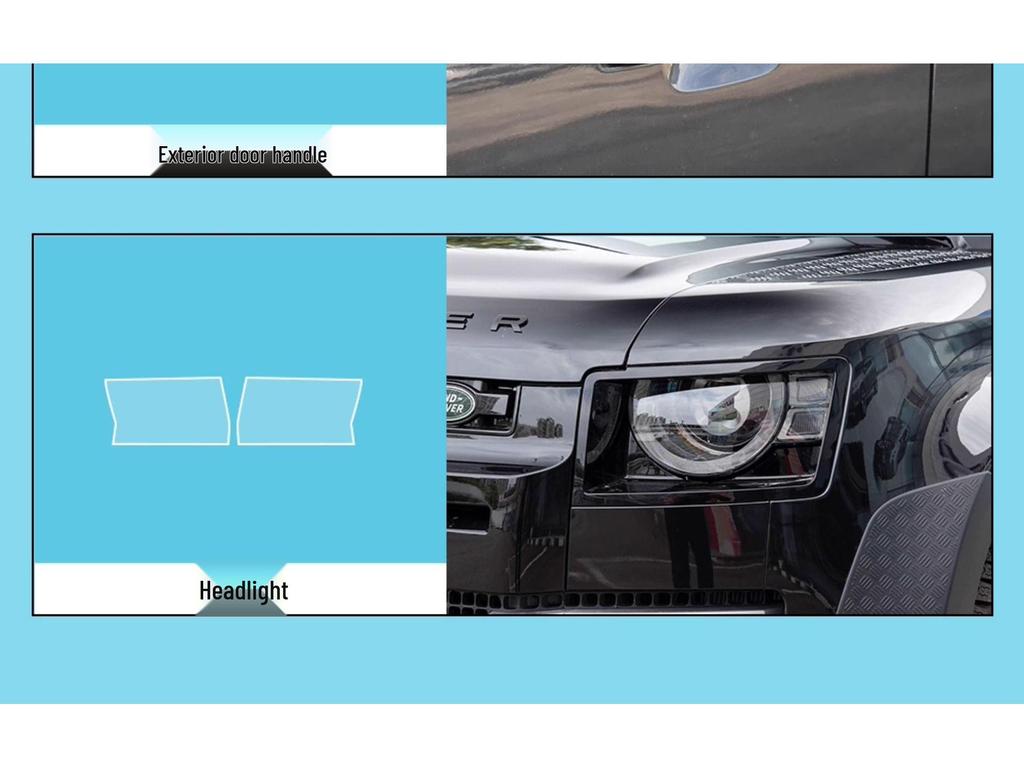 25-26 Land Rover Defender B-Pillar & Navigation Screen Protector