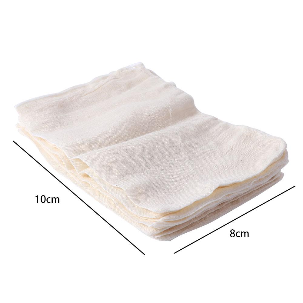 For Party Tea Wedding Home Supplies Tea Filter Unbleached Food Packing Bags Muslin Bag Sachet Bag Drawstring Bags Cotton Pouch