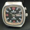 VINTAGE RICOH R31 AUTOMATIC JAPAN MENS BLACK COLOR DIAL WATCH a707909-1