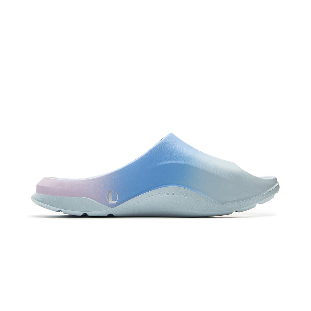 Li Ning League Of Legends Pool Party X Clap Moale Versatil Casual Respirabil Ușor Sandale Slide Antiderapante Unisex Încălțăminte Albastru AGAV003-9