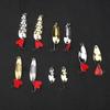 10pcs Sequins Fishing Lure Kit Hard Artificial Bait with Hook Fishing AccessoryXLT 1