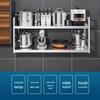 Stainless Steel Wall-Mounted Kitchen Shelf