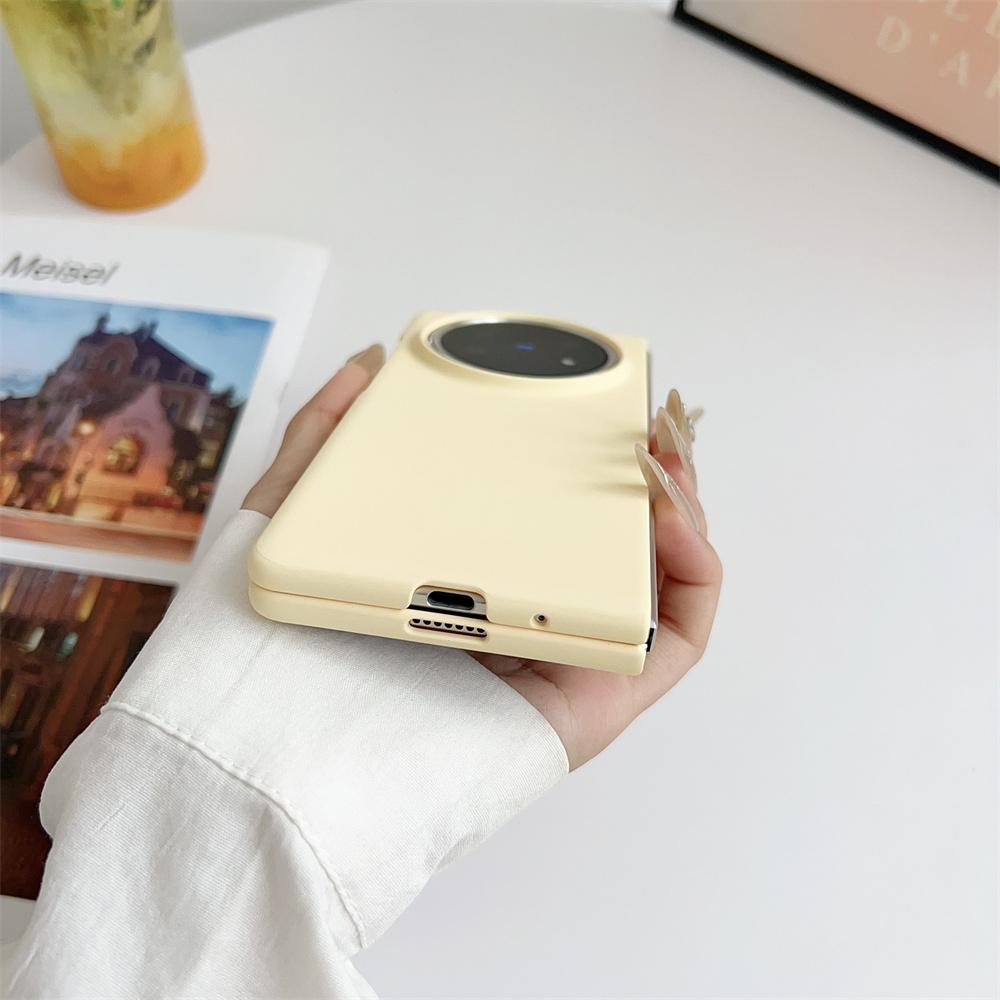 Solid Color Phone Case For VIVO X Fold 5 PC Hard Shel Ultra-Thin Protective Fold5 Back Cover