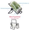 82Mm Wide Mouth Seed Sprouter Germination Cover Sprouting Lid Hydroponic Vegetable Bean Seedling Jar Lid With Drainage Net