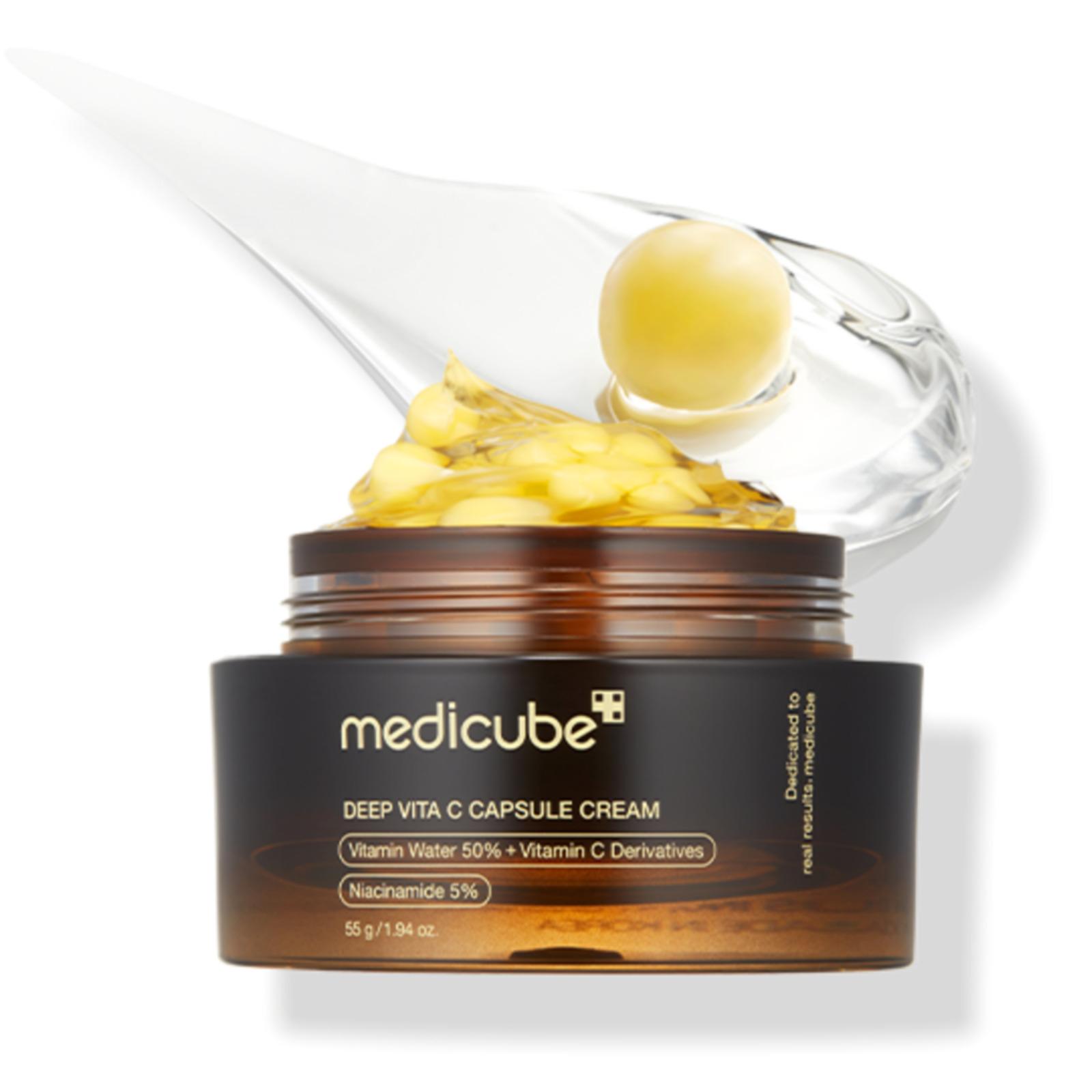Medicube Deep Vita C Capsule Cream Brightening Vitamin C Glow Moisturizer 55g