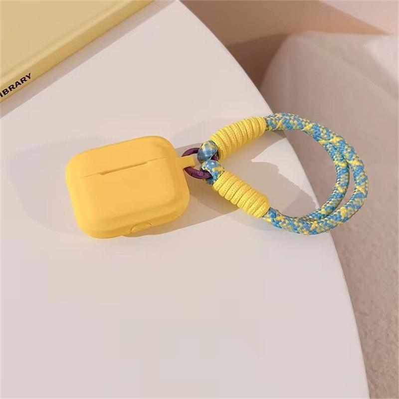 Case for Apple AirPods 1 2 Pro 3rd Generation Case Cute with Strap Fundas Earpods Soft Cover for AirPods Pro 2 Case Silicone