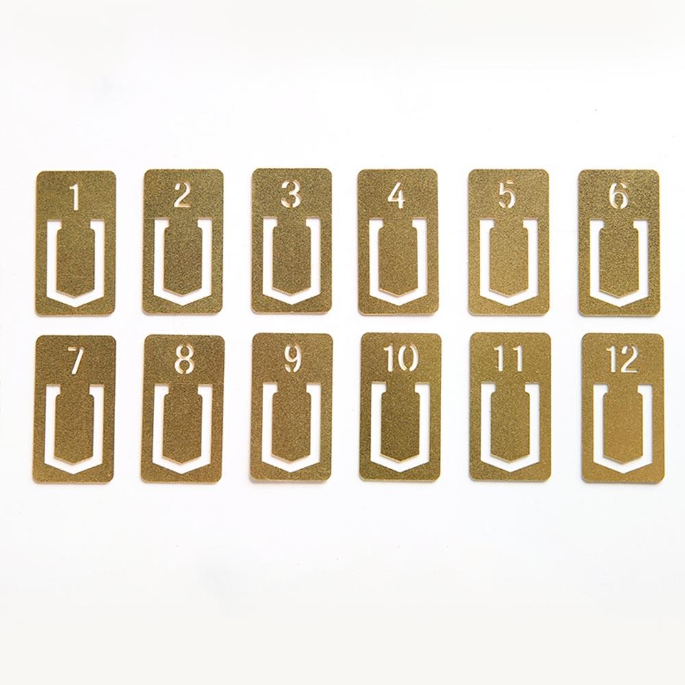 

Латунные цифры Скрепка Закладка Книжный индекс Скрепки Учитель Подарок Школьные канцелярские принадлежности Канцелярские товары Студент Эсколар 12 шт./упаковка