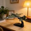1:Flugzeugmodell im Maßstab 1:144 mit Display-Ständer Desktop-Dekoration Jäger Diecast Party