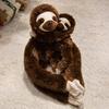 Mother and son chimpanzee doll plush toy little monkey sloth doll girl company soothing doll