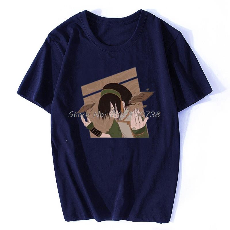 Funny Avatar The Last Airbender T Shirt Men Short Sleeves Cotton T-shirt Casual The Legend of Aang Tee Tops Fashion Anime Tshirt