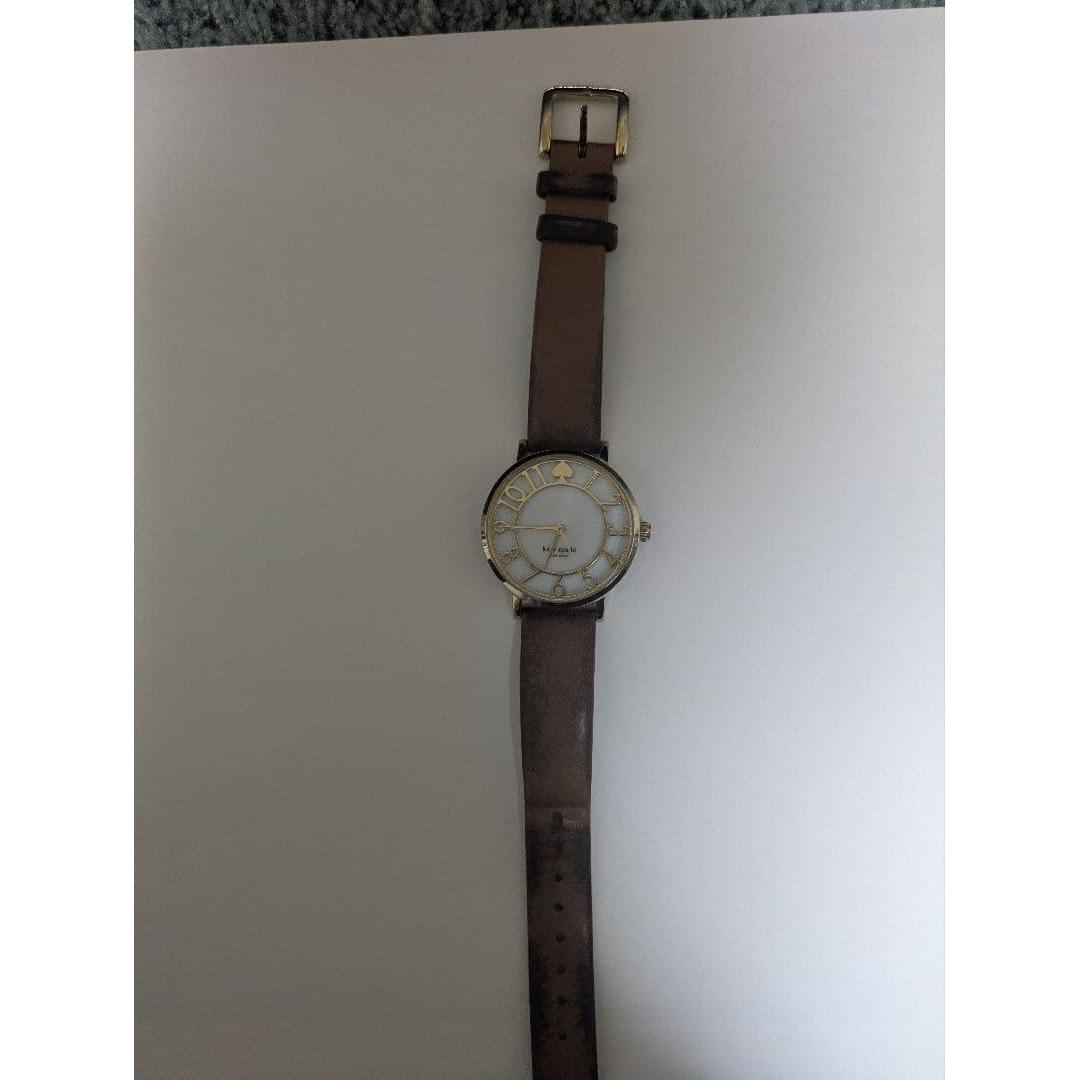 Used kate spade watch LIVE COLORFULLY gold/brown