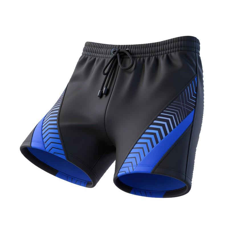 

High-end Men s Pocket Swimming Trunks Color Matching Lines Loose Large Size Pants Summer Hot Equipment Men XXL120-150 kg
