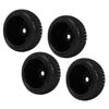 4PCs 1 8 RC Truck Tires Rubber Wheel Tires Accessory Replacement for HPI RC Off Road Vehicle Black