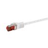 CAT6 S/FTP network cable 3m RJ45 white LAN patchcord lszh 10GBase-T 250MHz