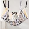 Cat Hammock Bed with Adjustable Straps Hanging Soft Pet Bed for Indoor Cats Pet Cage Accessories Small Dogs Chinchilla Hamster