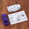 Magic Trick Toy Drawing Car Illusion Street Performance Prop for Beginners Transform Drawings Into 3D Toy Cars Easy to Master Magic Props Kit