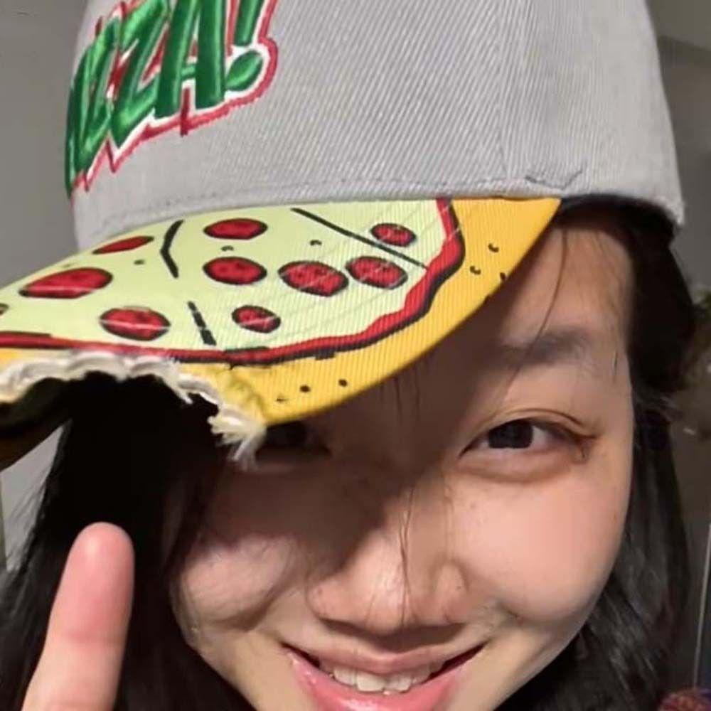 Korean Style Donut Embroidery Baseball Cap Adjustable Dance Snapback Hats  Outdoor