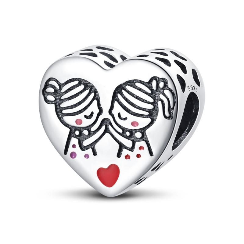 New Copper Moon Cat Claw Animal Pendant Beads For Brand Original Bracelet Diy Fashion Exquisite Pendant Jewelry Gift