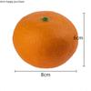 Simulation Fruit Model Artificial Orange Fake Oranges Artificial Fruit Toys Food Photography Props Rattan Storage Tray Basket