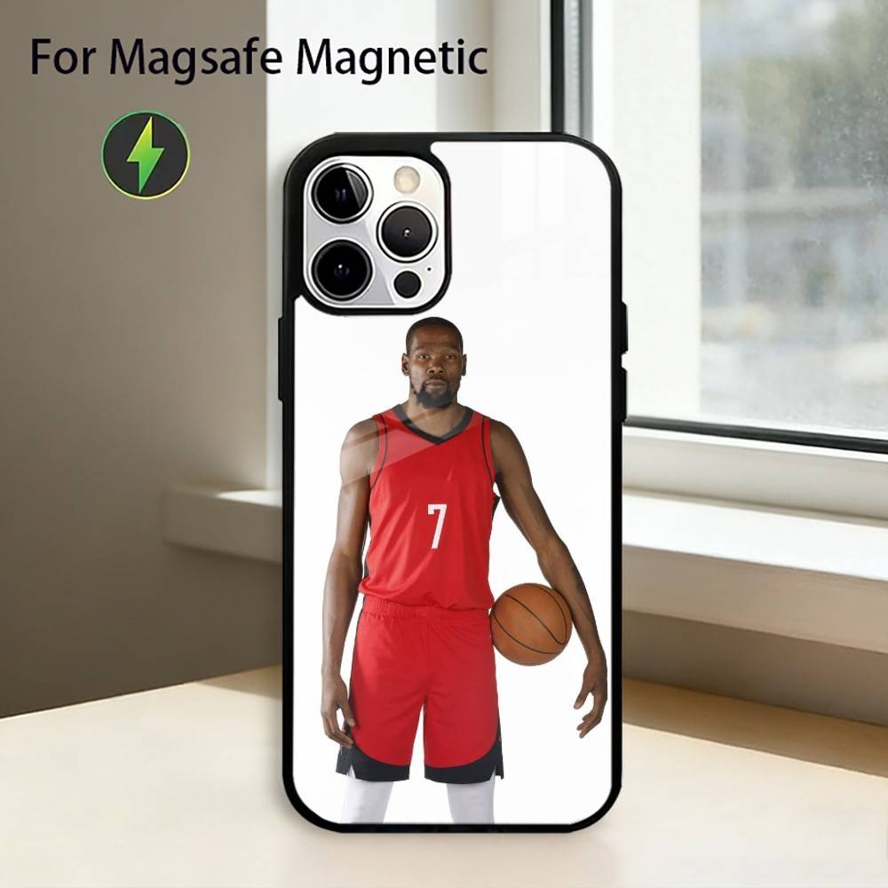 Basketball Sport Kevin Durant Handyhülle Für iPhone17,16,15,14,13,12,11 Plus,Pro Magnetisch Für Magsafe Kabelloses Laden