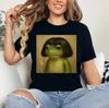 Zabawna Memowa Fryzura Żaby Bob dla Mężczyzn Kobiet Koszulka