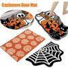 Halloween Ghost Pumpkin Cashmere Door Mat Non-slip Bathroom Mat Absorbent Microfiber Bathroom Rugs Kitchen Home Decoration
