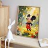 Disney Mickey Mouse Butterfly Flower Diamond Painting Art Kit Mosaic Handmade Diy Gift Home Decor Wall Art Craft