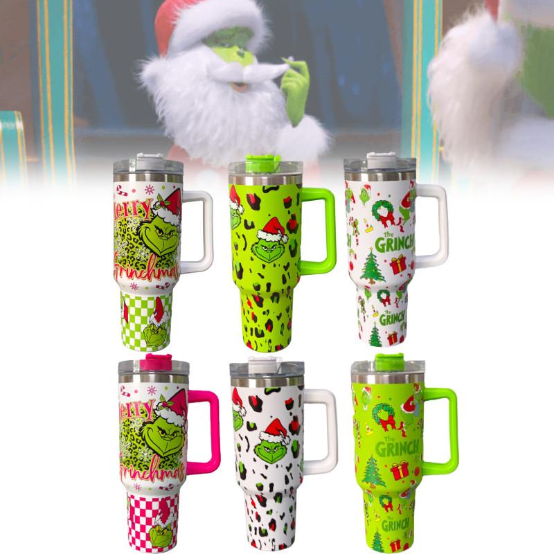 Stainless Steel The Insulated Cup Tumbler Straw Lid Coffee Mug 40oz Gift