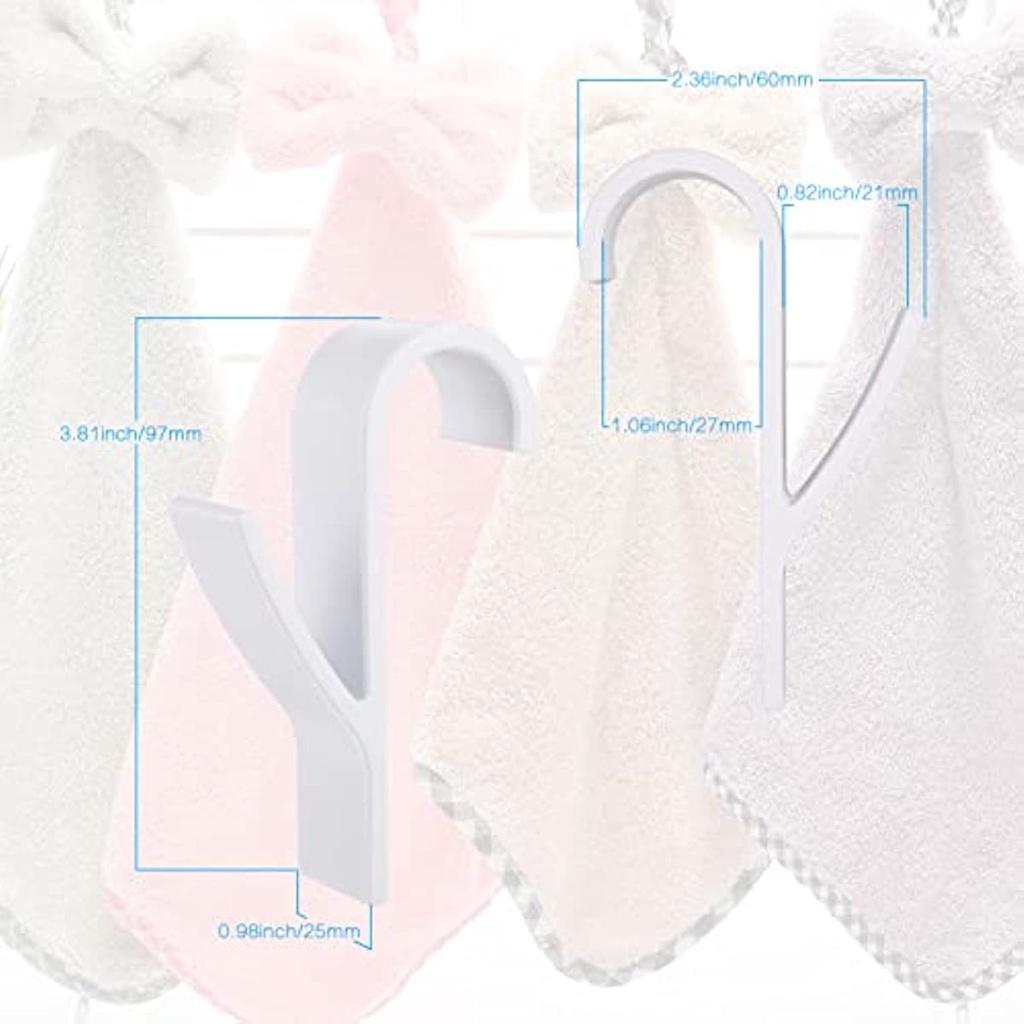 8 Pieces Hooks For Bathroom Heaters, Hooks Bathroom Heaters, Hangers Bathrobe Bathroom, Space Saver, Hook Bathroom Heaters For Bathrobe