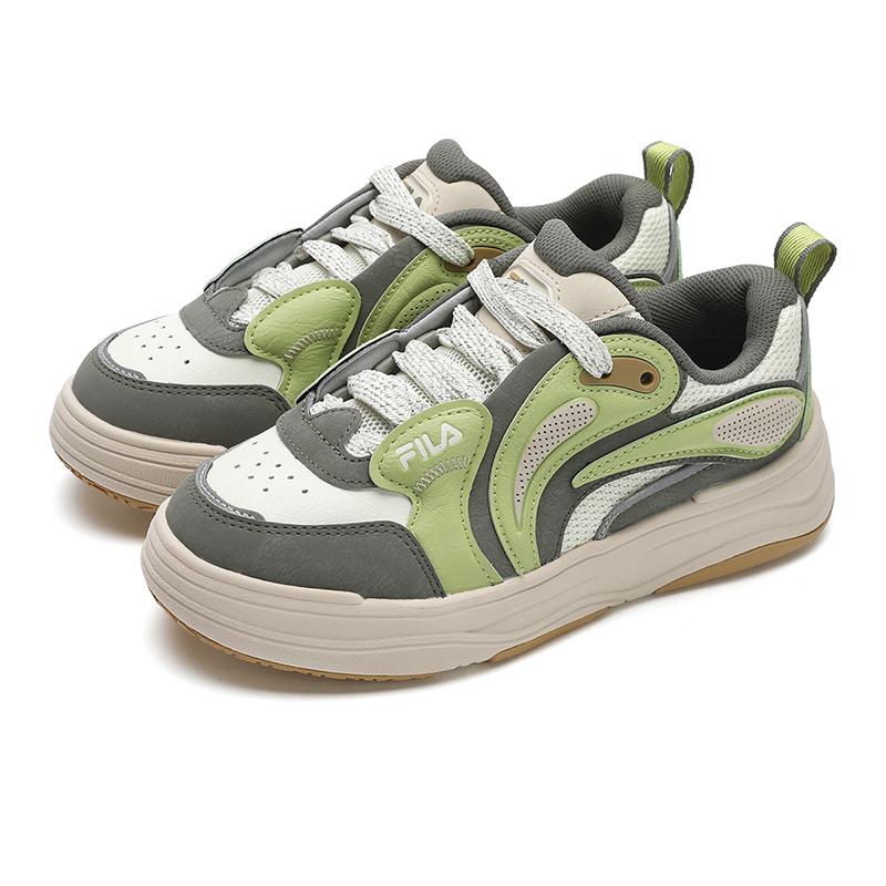 FILA Vibe Rhythm Shoes Comfortable Fashion Durable Low-Top Skate Shoes Women sneaker Green F12W512201FVA