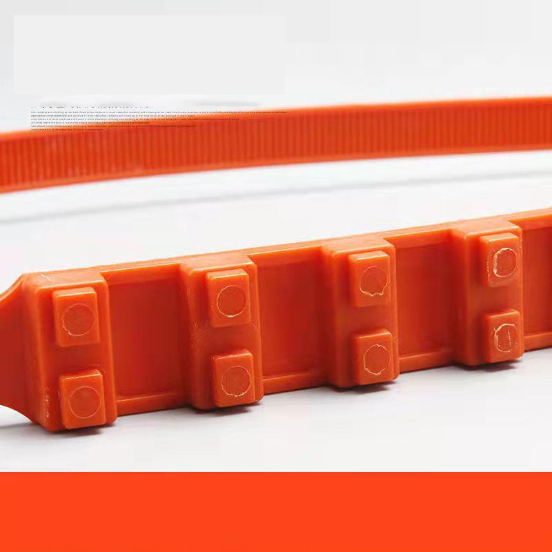 20Pcs Car Anti-Skid Snow Chains Car Winter Tire Wheels Chains Double Grooves Emergency Anti-Skid Chains Auto Wheels Accessories